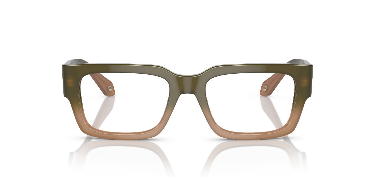 Giorgio Armani Rechteckig Brillen 0AR7243U Grün für Herr