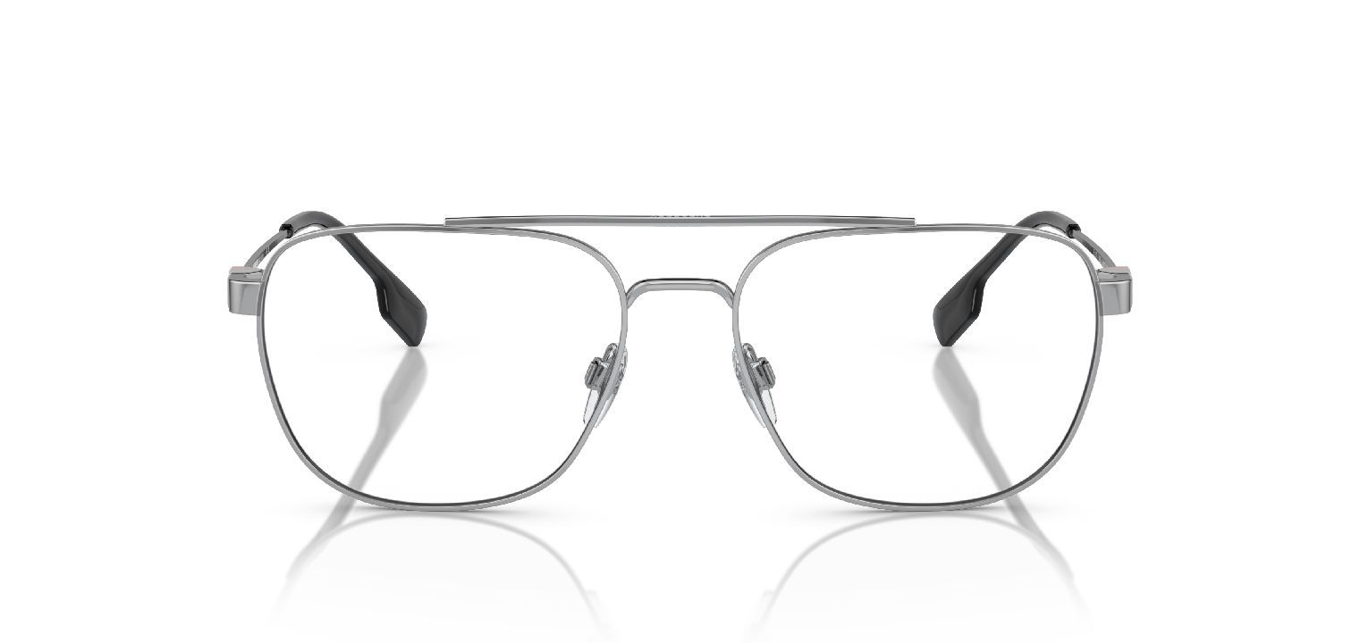 Lunettes de vue Burberry Rectangle 0BE1377 Argenté pour Homme