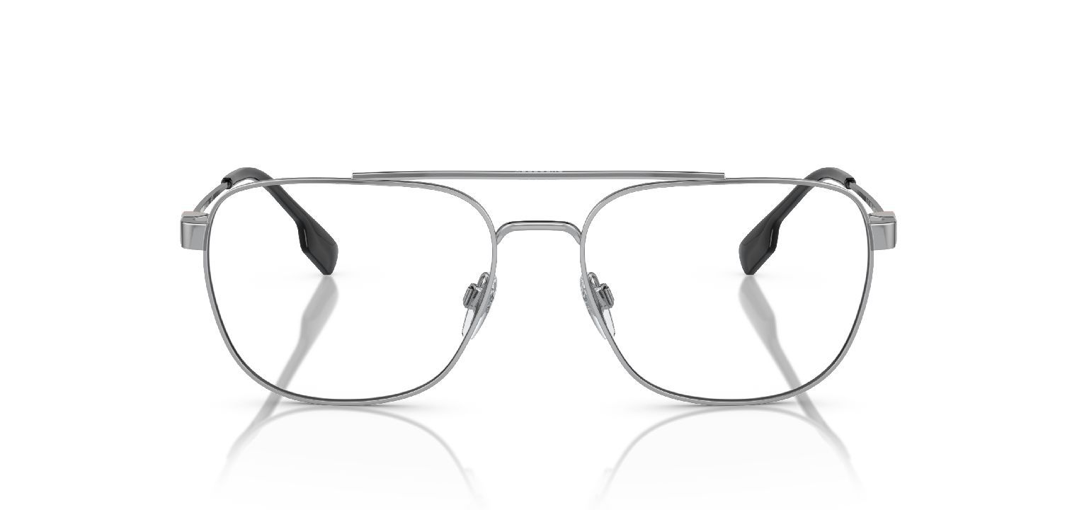 Lunettes de vue Burberry Club 0BE1377 Argenté pour Homme