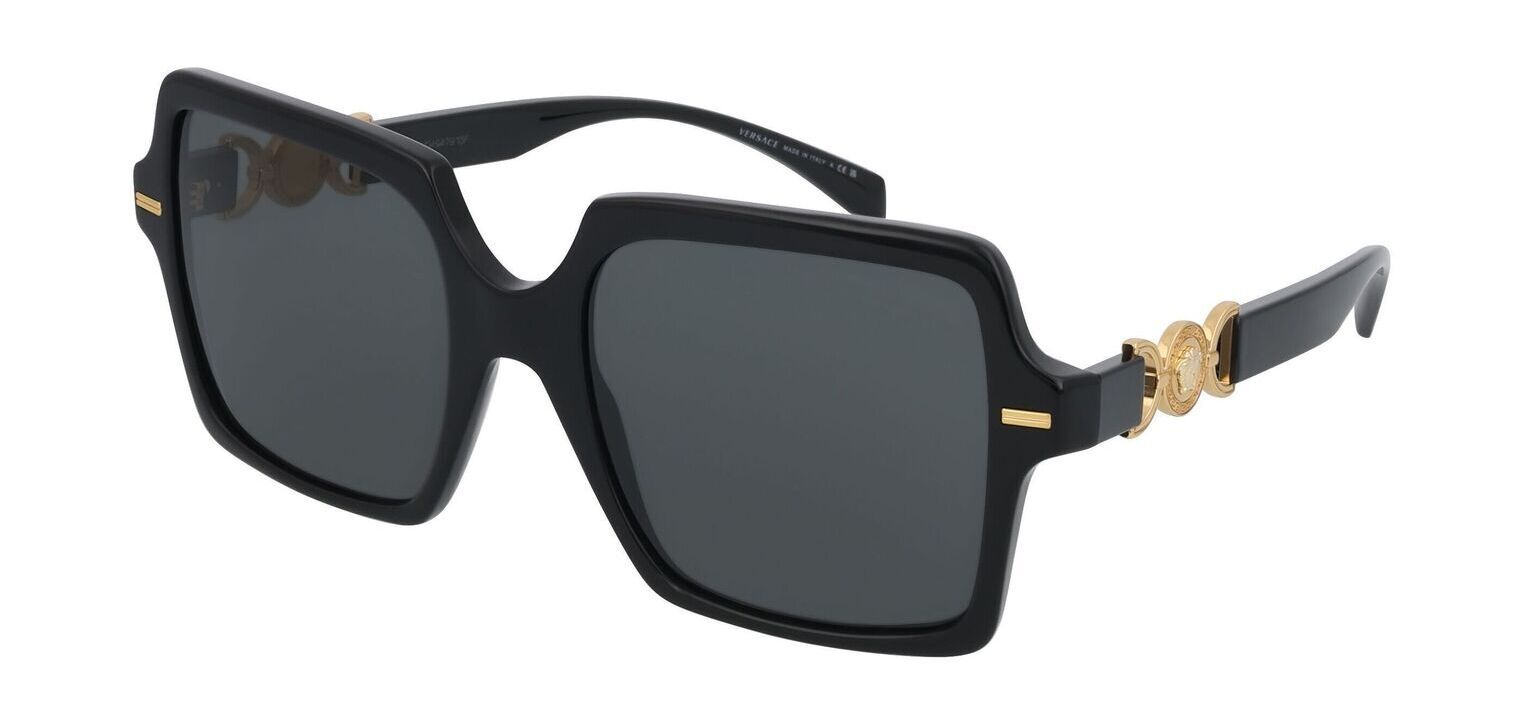 Versace Quadratisch Sonnenbrillen 0VE4441 Schwarz für Damen