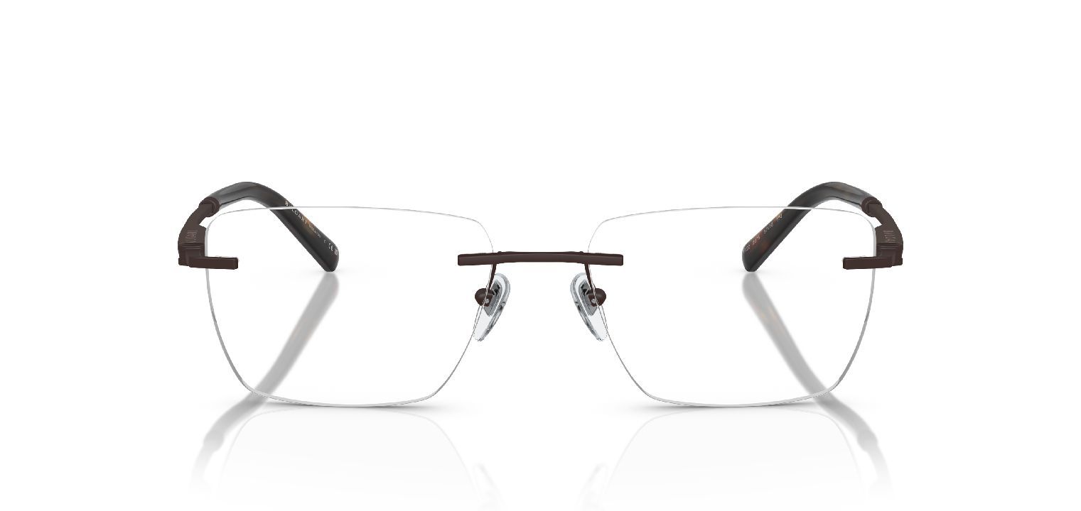 Bvlgari Rechteckig Brillen 0BV1122 Braun für Herr