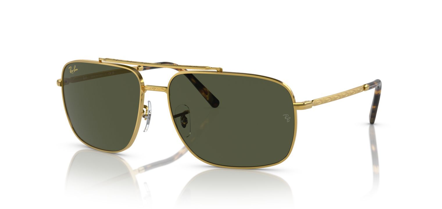 Ray-Ban Quadratisch Sonnenbrillen 0RB3796 Gold für Herr-Dame