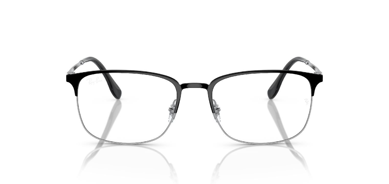 Ray-Ban Rectangle Eyeglasses 0RX6494 Black for Unisex