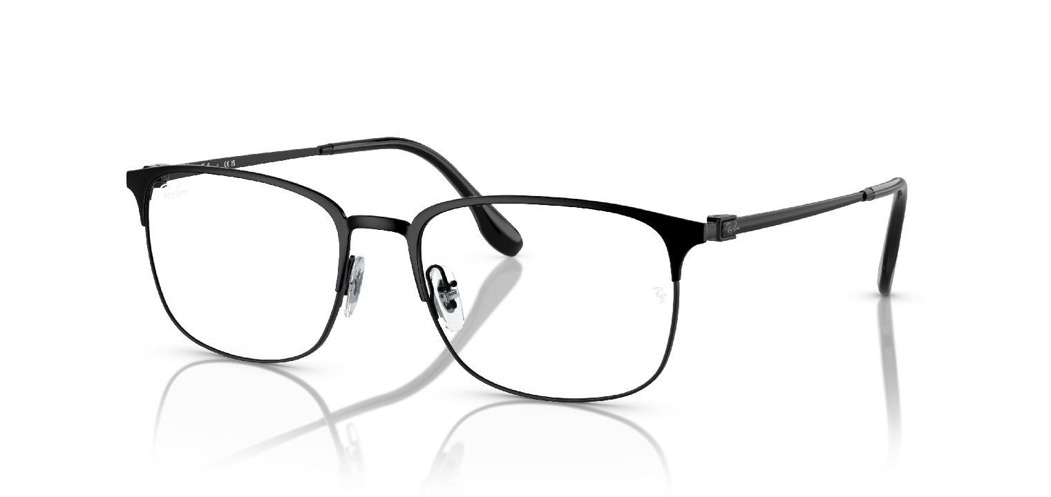 Lunettes de vue Ray-Ban Carré 0RX6494 Noir pour Homme-Femme