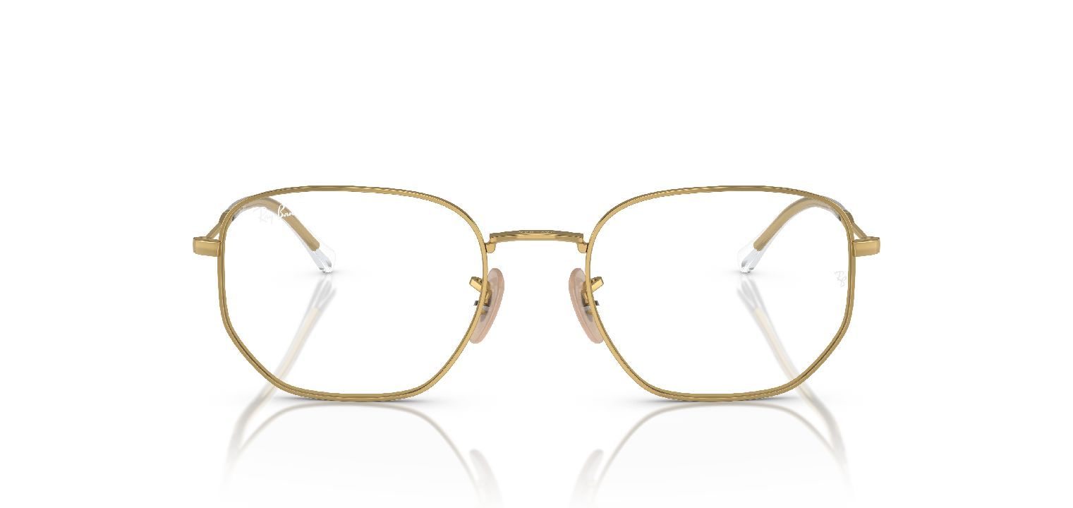 Ray-Ban Quadratisch Brillen 0RX6496 Gold für Herr-Dame