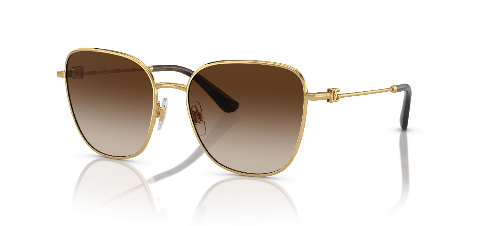 Dolce & Gabbana Schmetterling Sonnenbrillen 0DG2293 Gold für Dame
