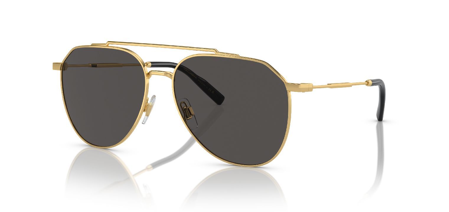 Dolce & Gabbana Pilot Sonnenbrillen 0DG2296 Gold für Herren