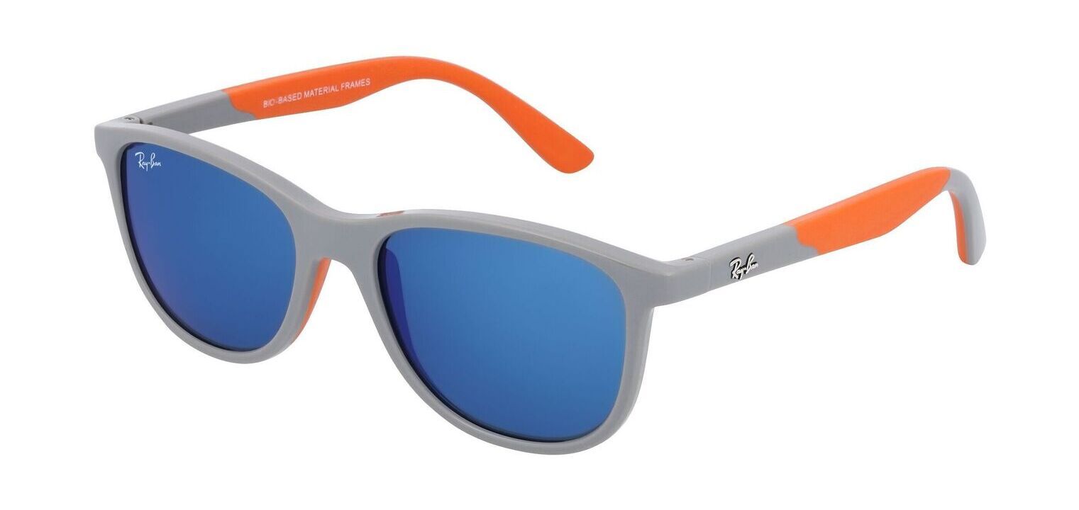 Lunettes de soleil Ray-Ban Carré 0RJ9077S Gris pour Enfant