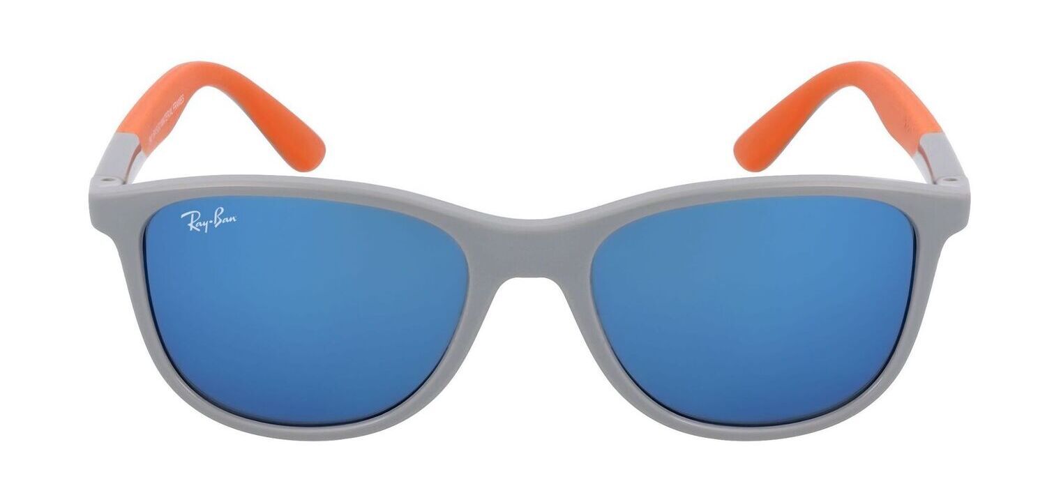 Ray-Ban Quadratisch Sonnenbrillen 0RJ9077S Grau für Kind
