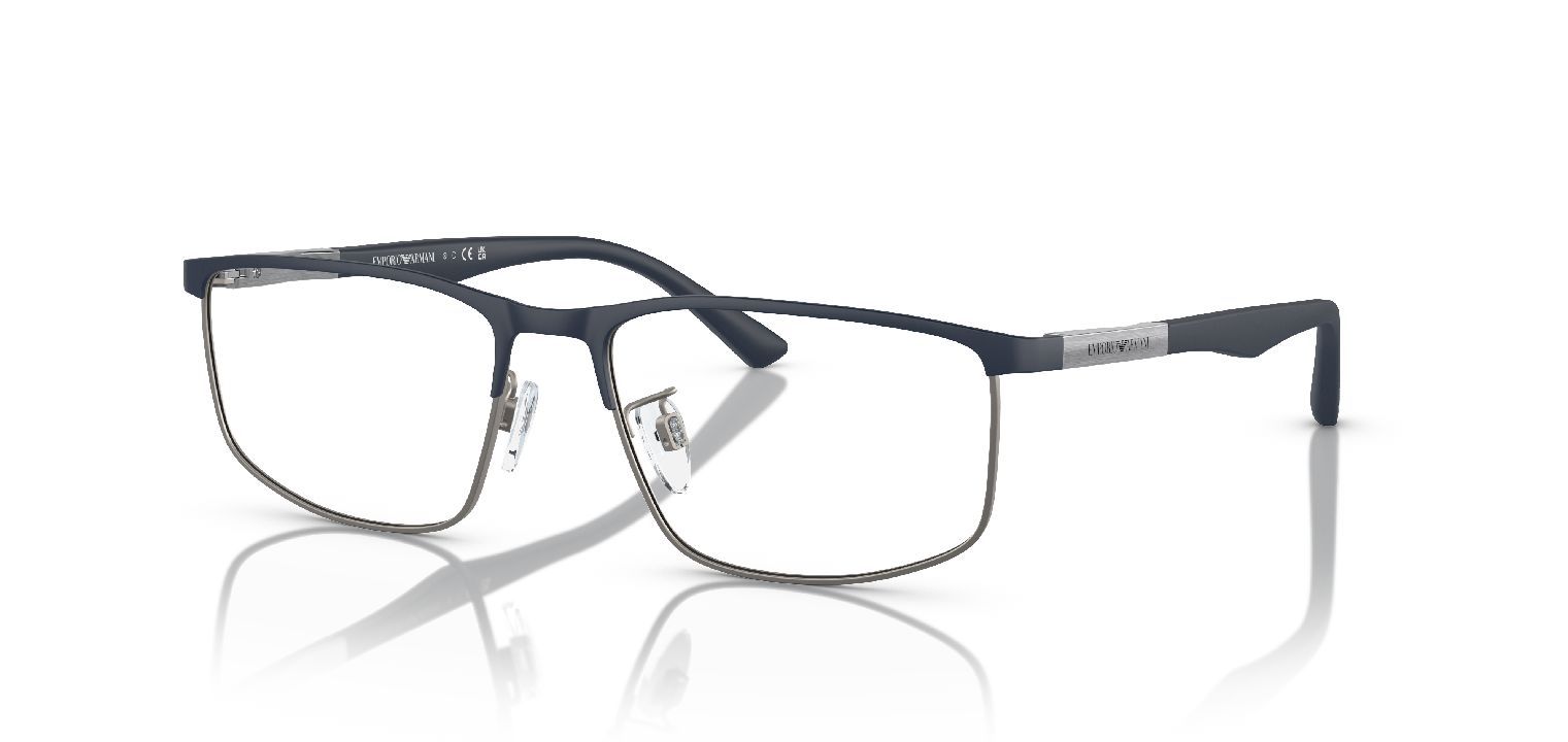 Lunettes de vue Emporio Armani Rectangle 0EA1131 Bleu pour Homme