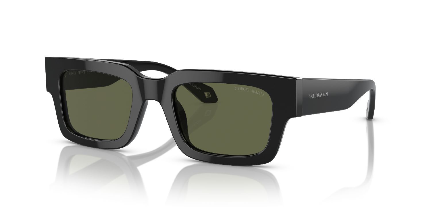 Giorgio Armani Rechteckig Sonnenbrillen 0AR8184U Schwarz für Herren