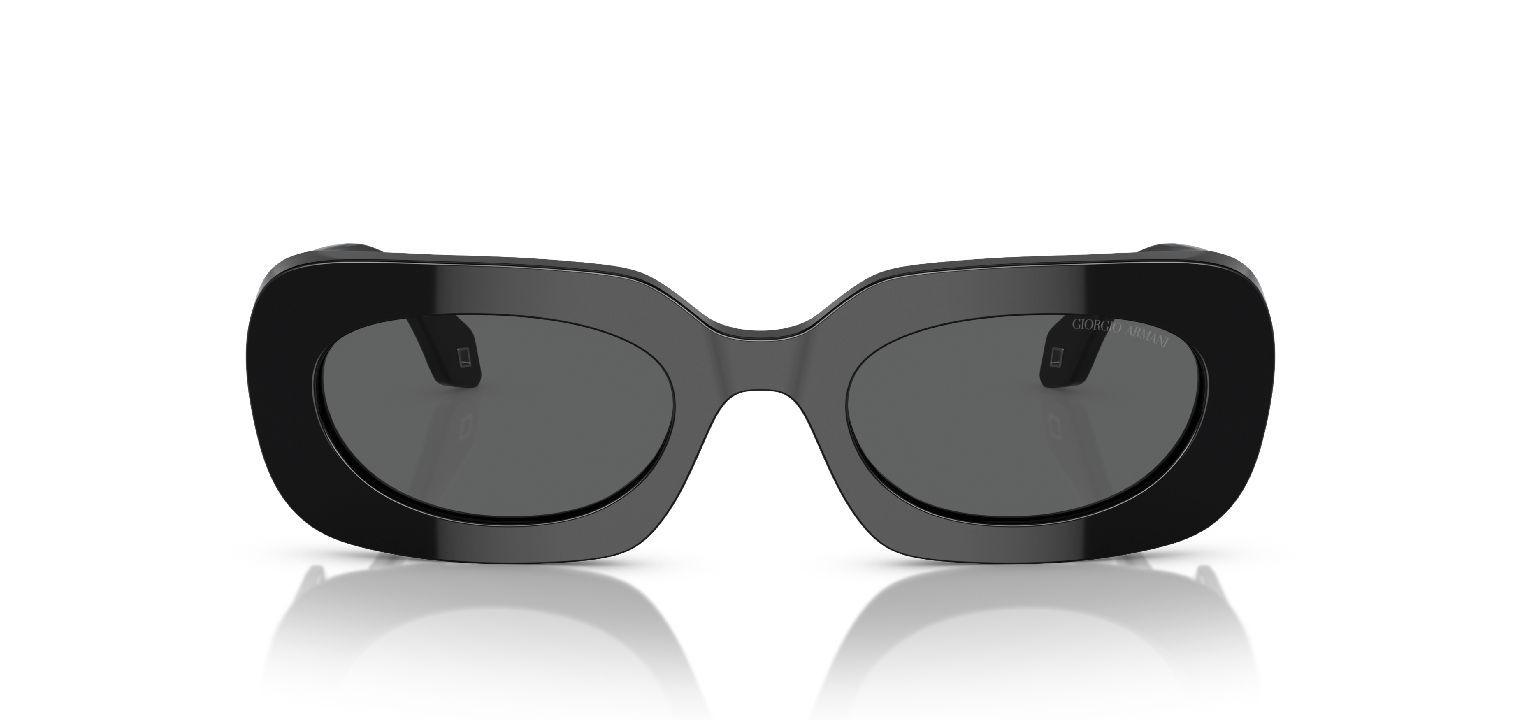 Lunettes de soleil Giorgio Armani Rectangle 0AR8182 Noir pour Femme