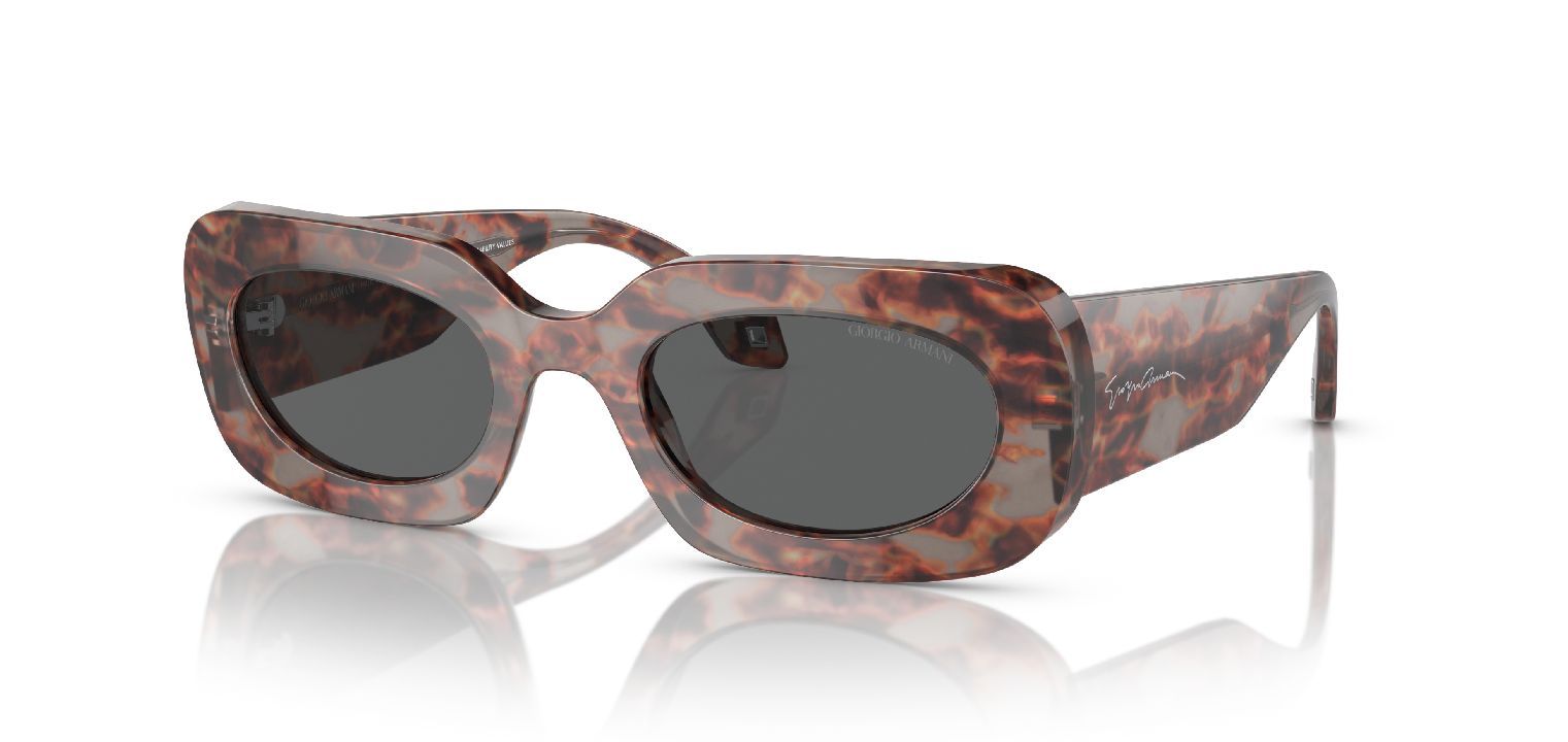 Giorgio Armani Rechteckig Sonnenbrillen 0AR8182 Grau für Damen