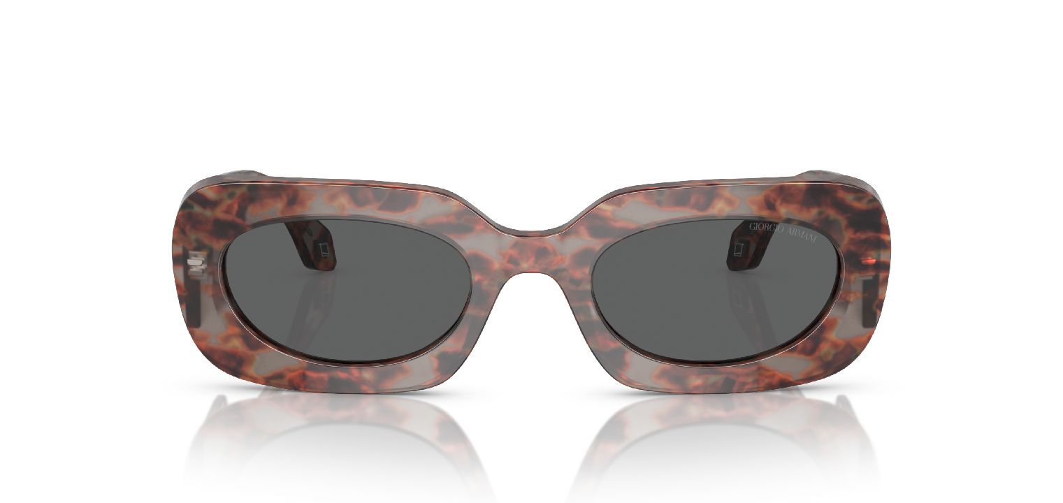 Giorgio Armani Rechteckig Sonnenbrillen 0AR8182 Grau für Damen