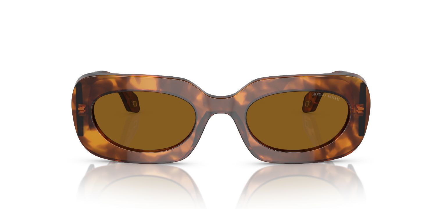 Giorgio Armani Rechteckig Sonnenbrillen 0AR8182 Rot für Damen