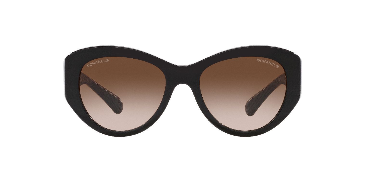 Chanel Oval Sonnenbrillen 0CH5492 Schwarz für Dame