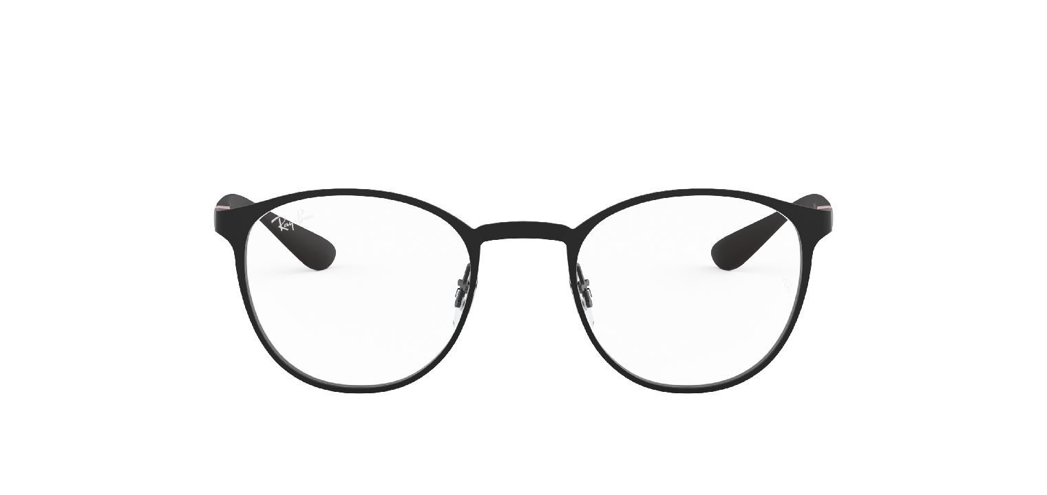 Ray-Ban Rund Brillen 0RX6355 Grau für Damen/Herren