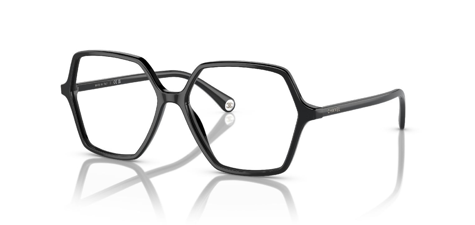 Chanel Fantaisie Eyeglasses 0CH3447 Black for Woman