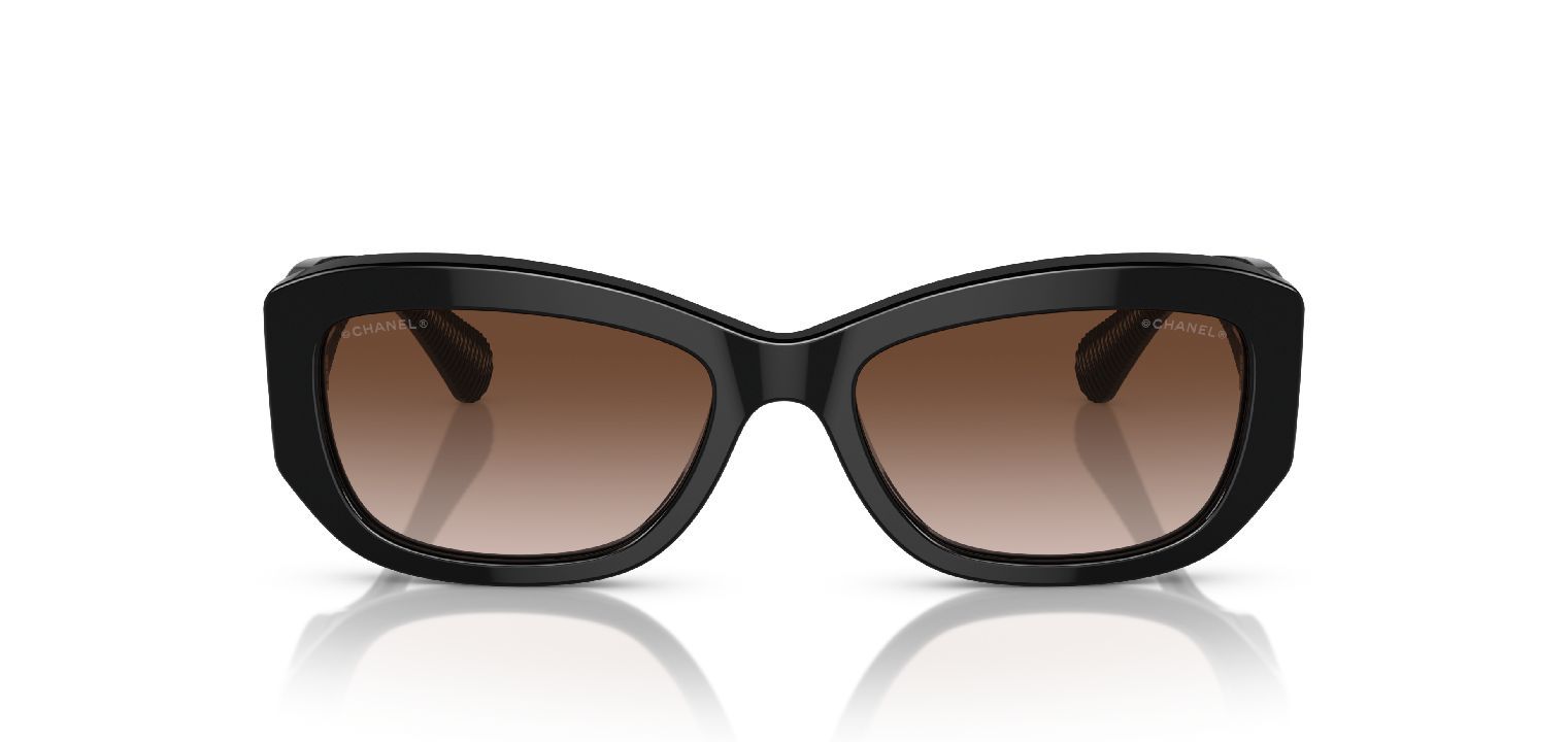 Chanel Carré Sunglasses 0CH5493 Black for Woman