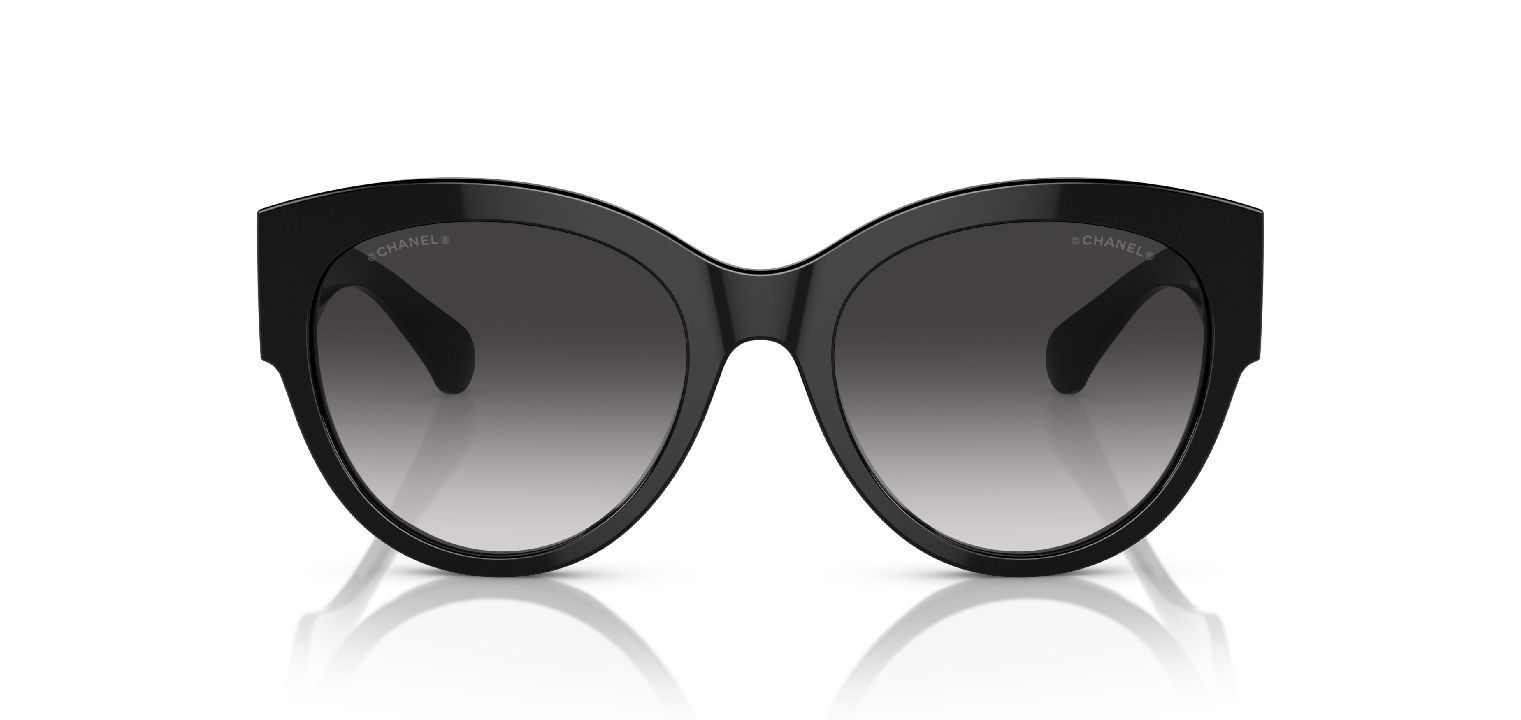 Chanel Rund Sonnenbrillen 0CH5498B Schwarz für Dame