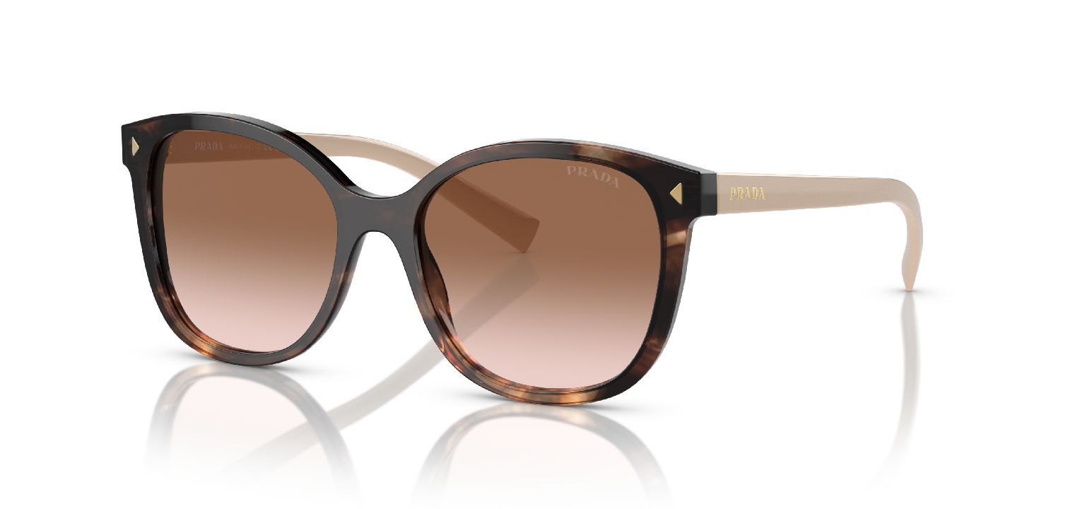 Prada Carré Sunglasses 0PR 22ZS Marron for Woman