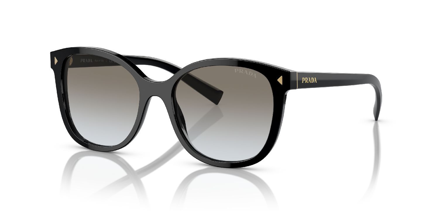 Prada Cat Eye Sunglasses 0PR 22ZS Black for Woman