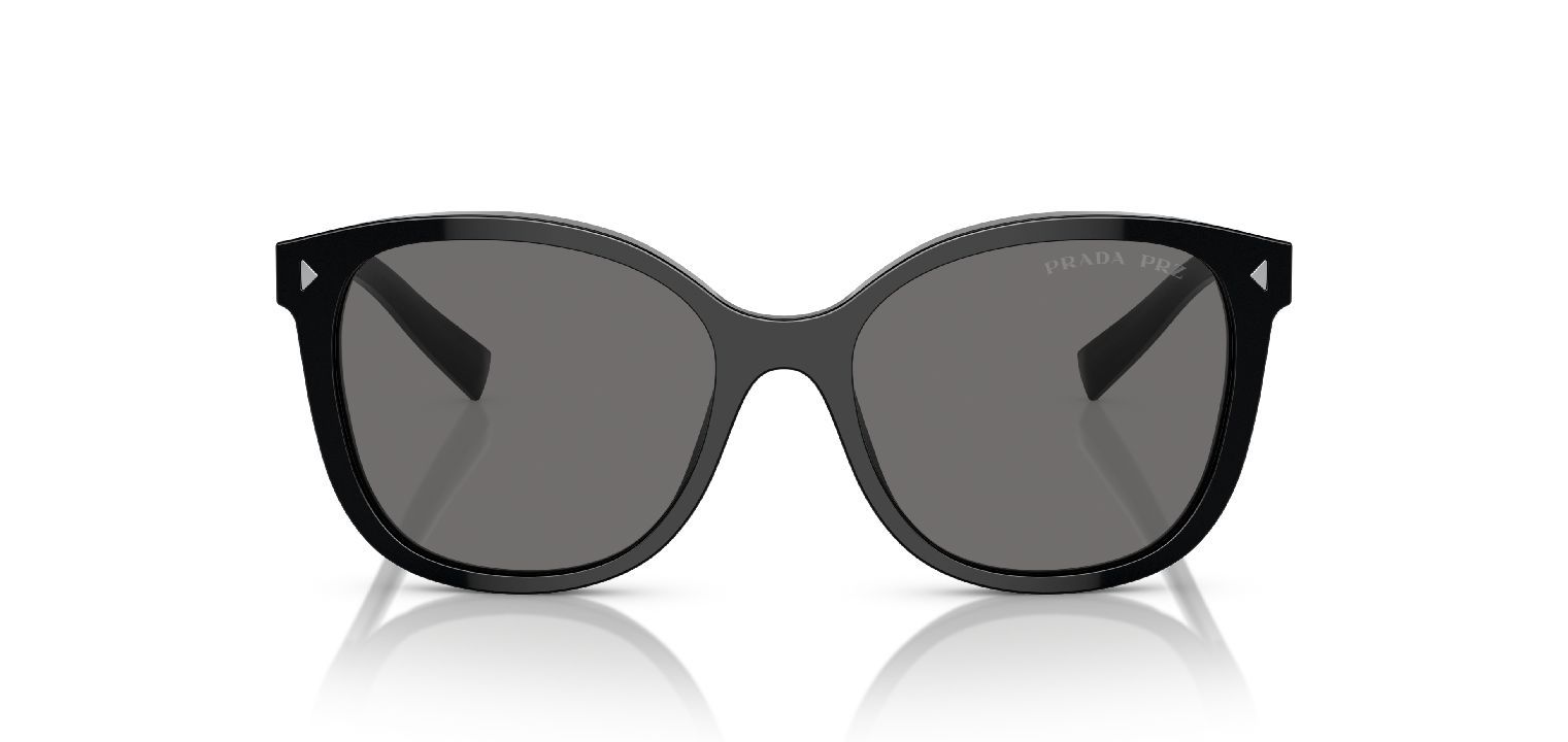Prada Quadratisch Sonnenbrillen 0PR 22ZS Schwarz für Dame