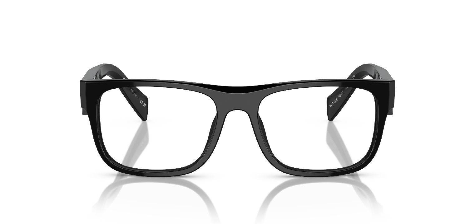 Lunettes de vue Prada Rectangle 0PR 22ZV Noir pour Homme