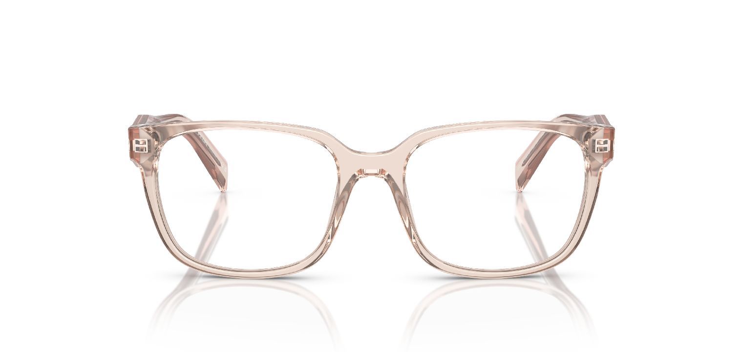 Prada Rectangle Eyeglasses 0PR 17ZV Pink for Woman