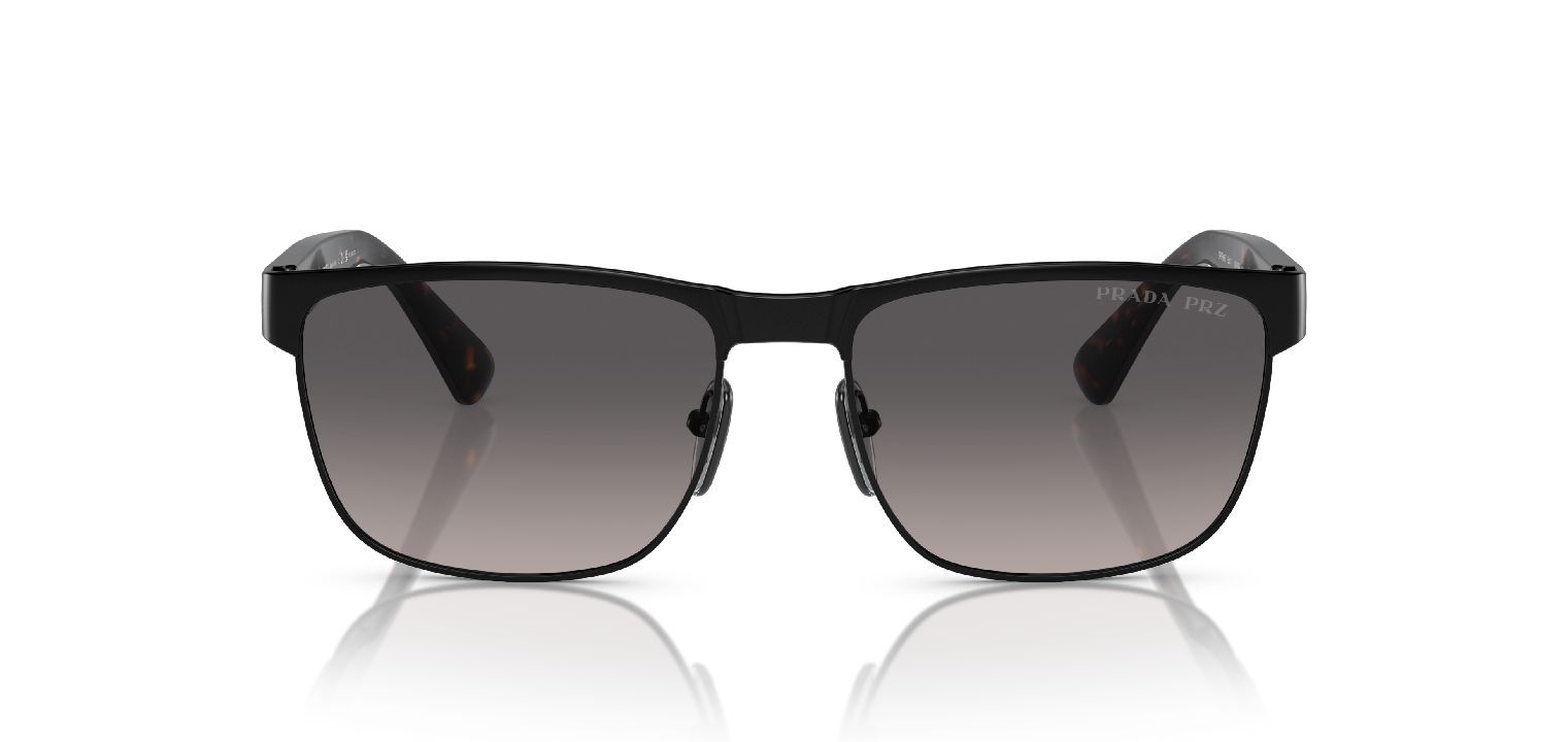 Prada Quadratisch Sonnenbrillen 0PR 66ZS Schwarz für Herren