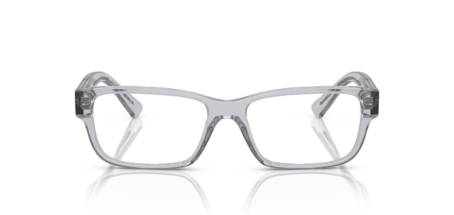 Prada Carré Eyeglasses 0PR 18ZV Grey for Man