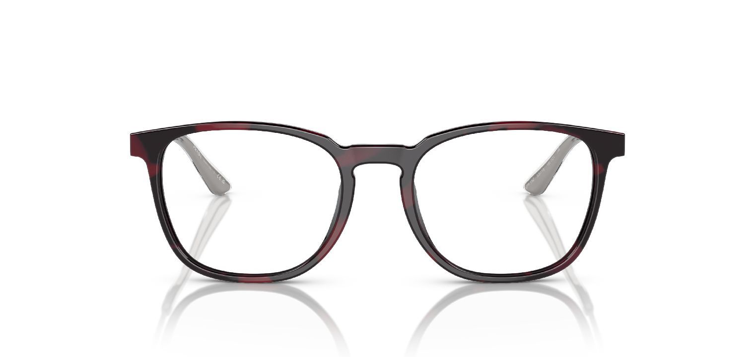 Lunettes de vue Prada Ronde 0PR 19ZV Rouge pour Homme