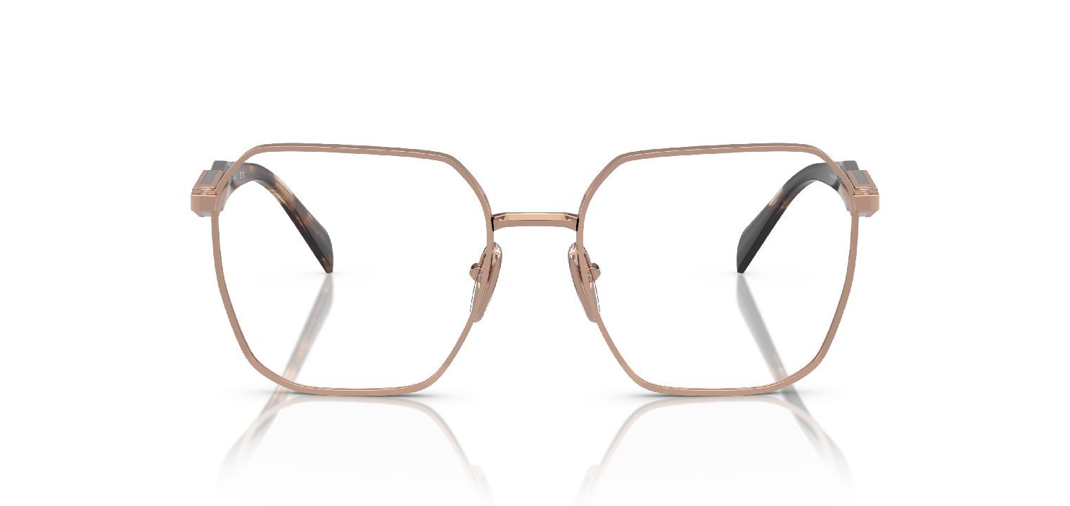 Lunettes de vue Prada Carré 0PR 56ZV Rose pour Femme