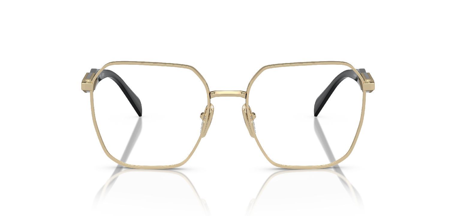 Lunettes de vue Prada Carré 0PR 56ZV Doré pour Femme