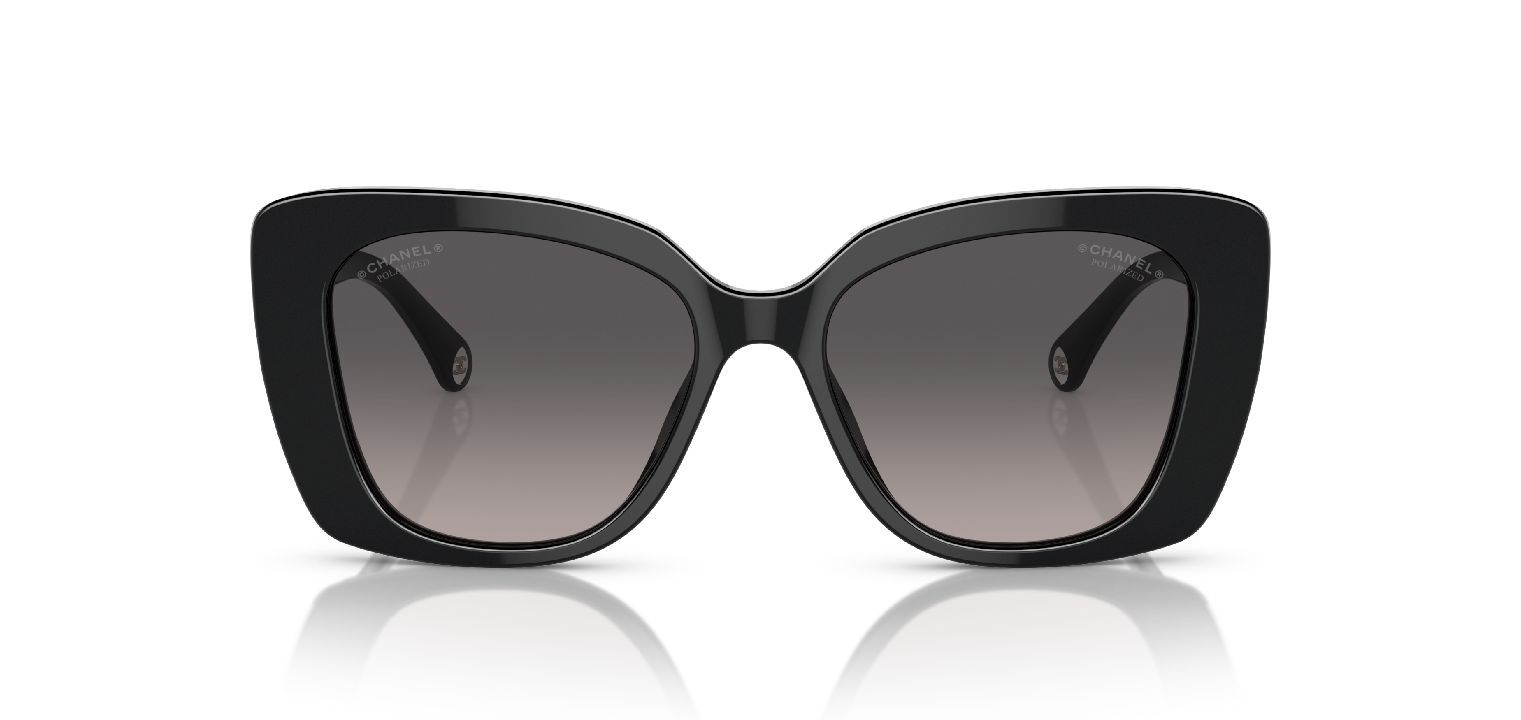 Chanel Rechteckig Sonnenbrillen 0CH5504 Schwarz für Dame