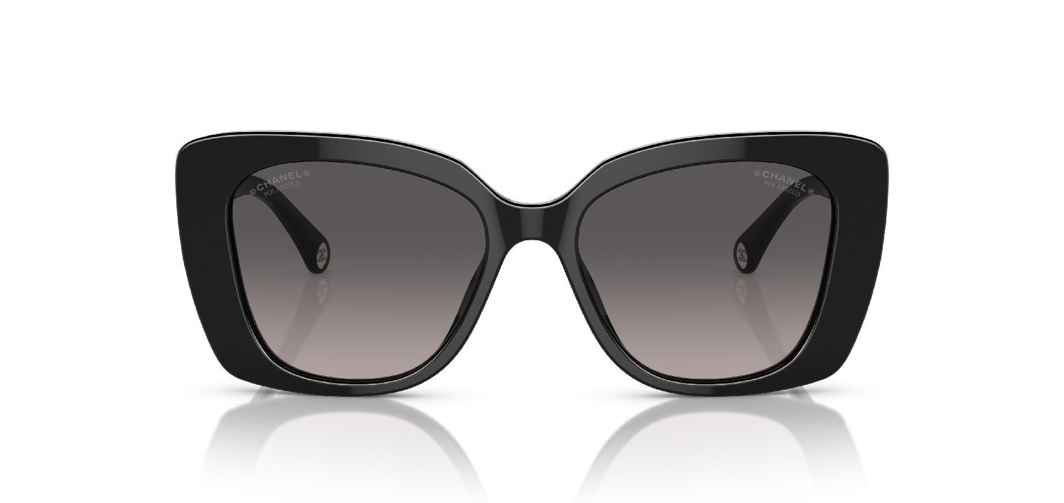 Chanel Rectangle Sunglasses 0CH5504 Black for Woman