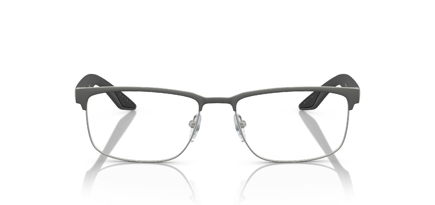 Prada Linea Rossa Rechteckig Brillen 0PS 51PV Grau für Herr