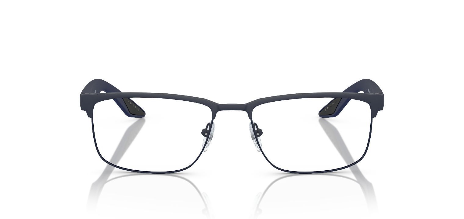 Prada Linea Rossa Rechteckig Brillen 0PS 51PV Blau für Herr