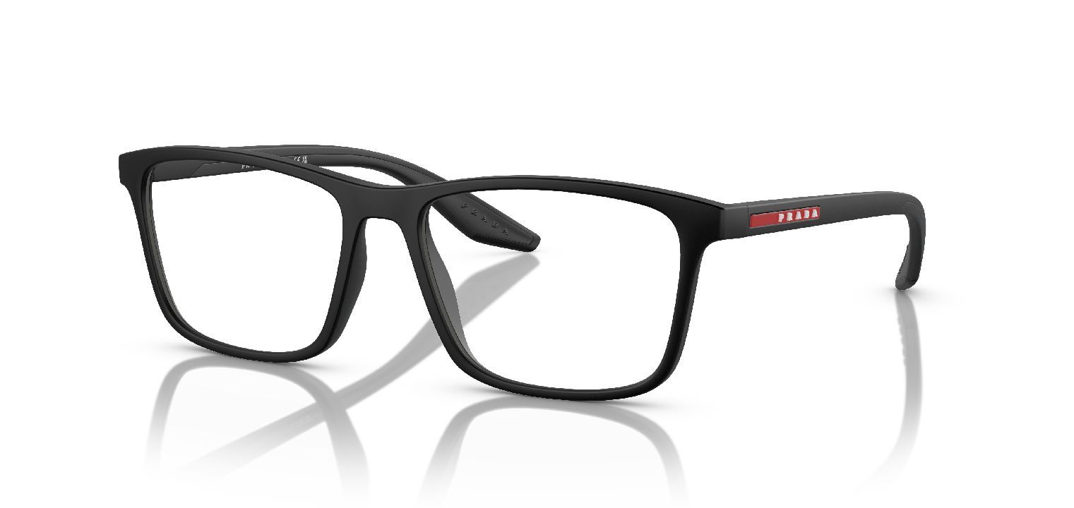 Prada Linea Rossa Quadratisch Brillen 0PS 01QV Schwarz für Herren