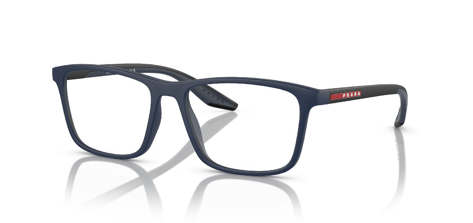 Prada Linea Rossa Quadratisch Brillen 0PS 01QV Blau für Herren