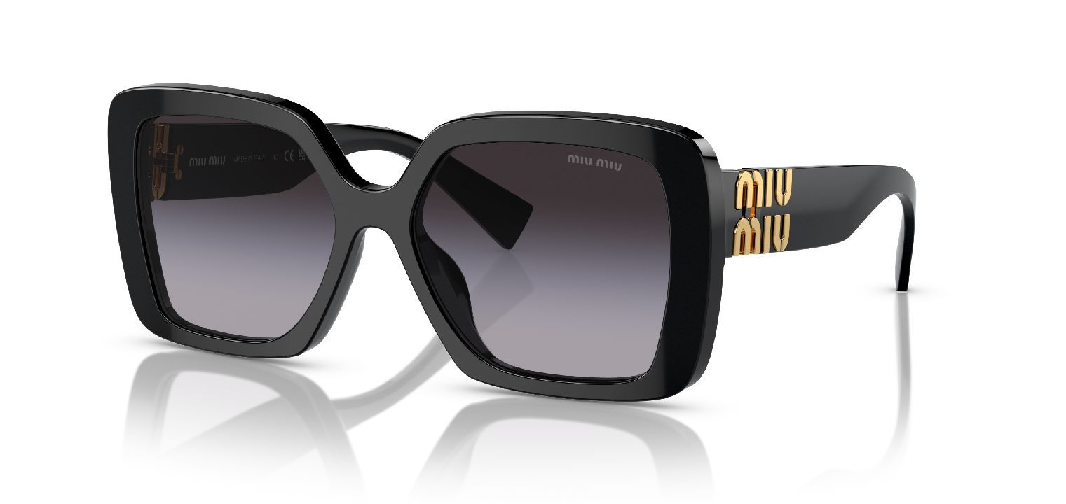 Lunettes de soleil Miu Miu Fantaisie 0MU 10YS Noir pour Femme