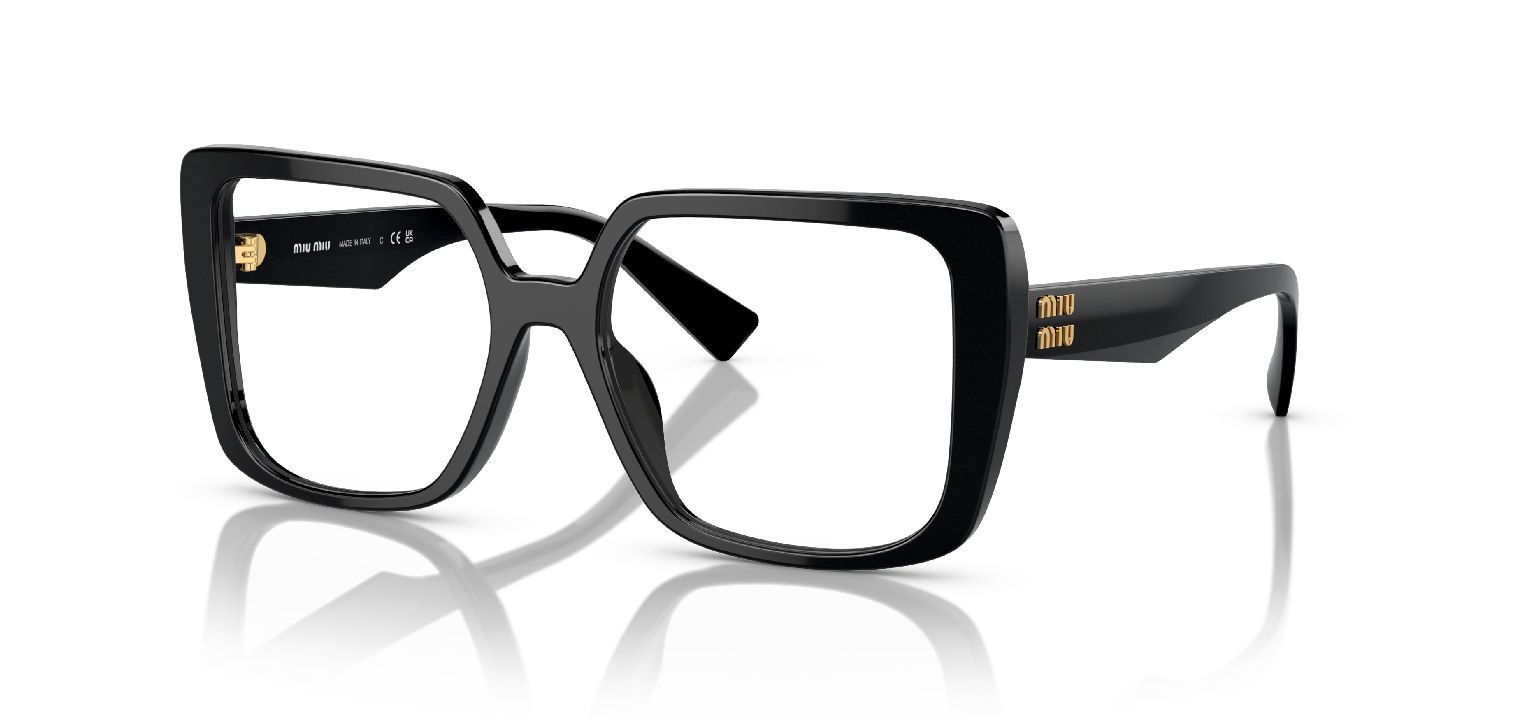 Lunettes de vue Miu Miu Carré 0MU 06VV Noir pour Femme