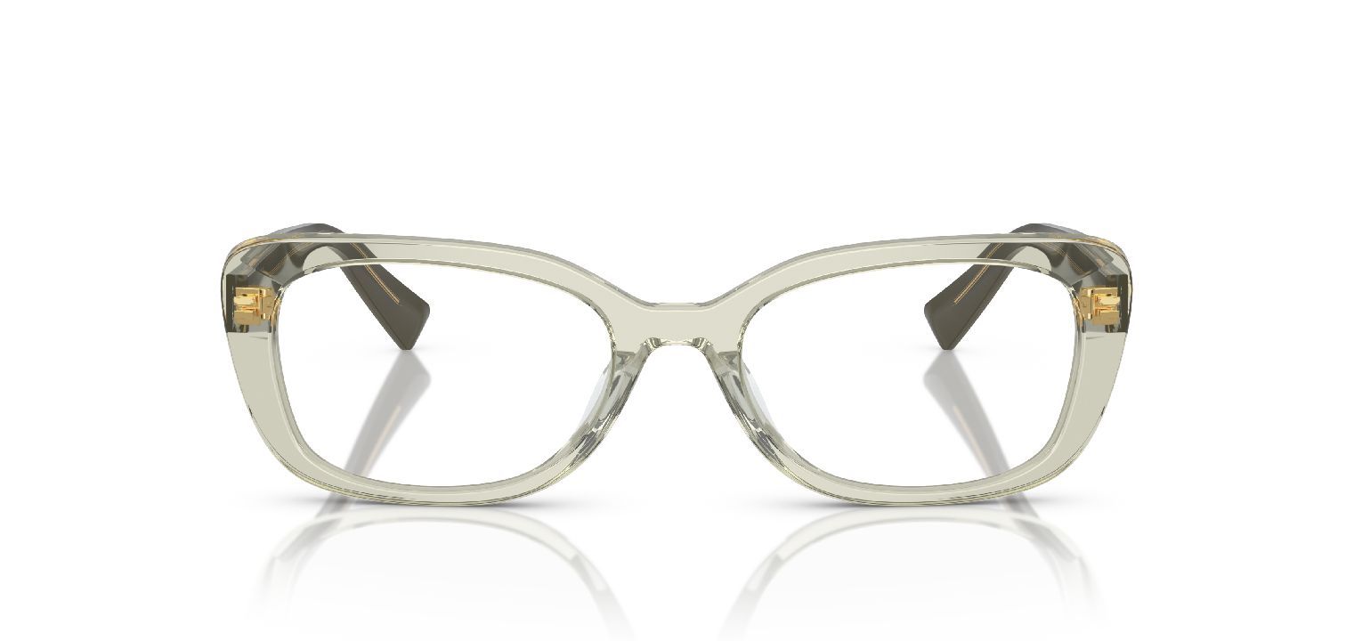 Lunettes de vue Miu Miu Rectangle 0MU 07VV Gris pour Femme