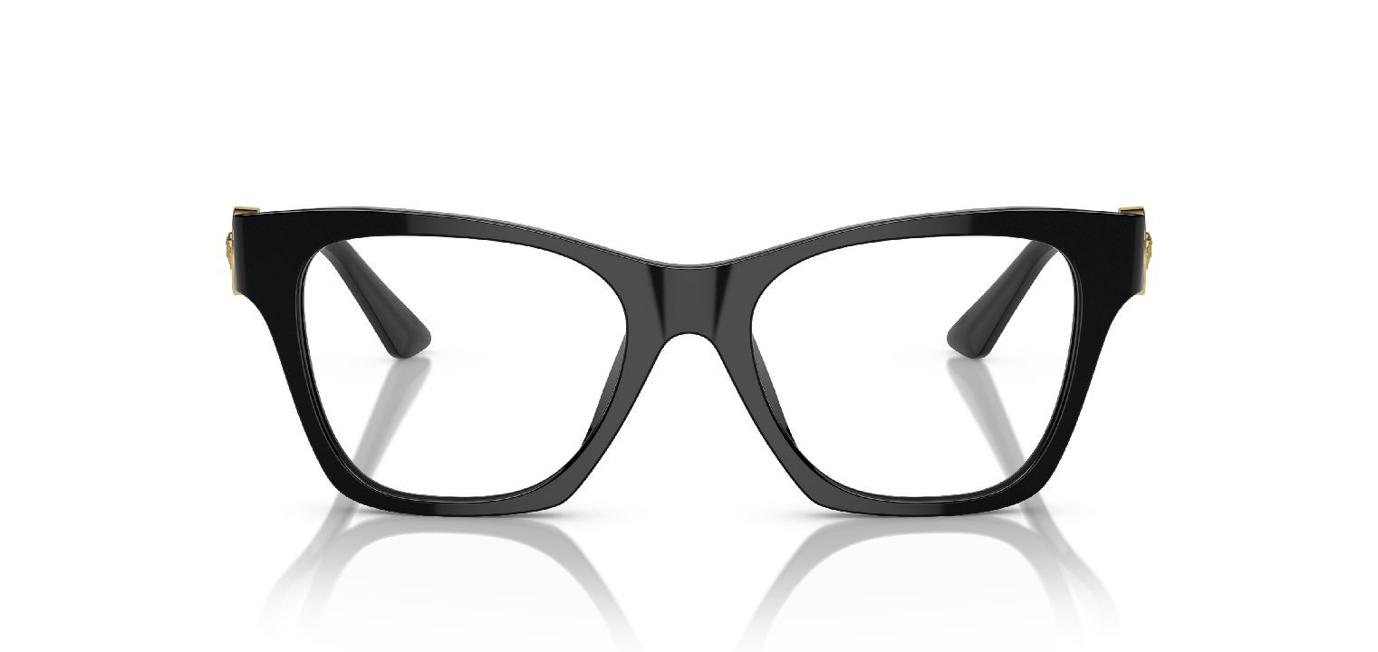 Versace Cat Eye Eyeglasses 0VE3341U Black for Woman