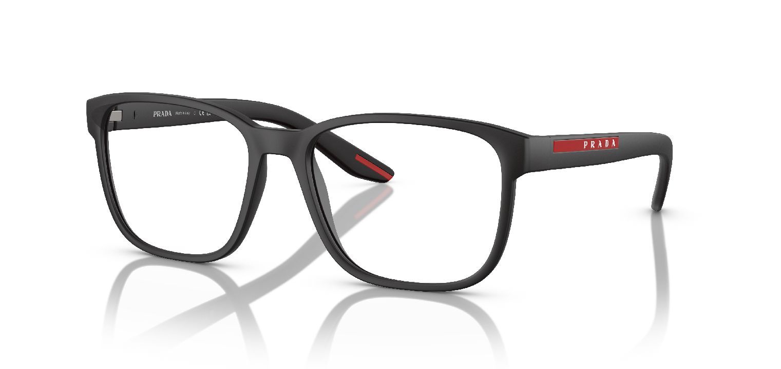 Prada Linea Rossa Carré Eyeglasses 0PS 06PV Black for Man