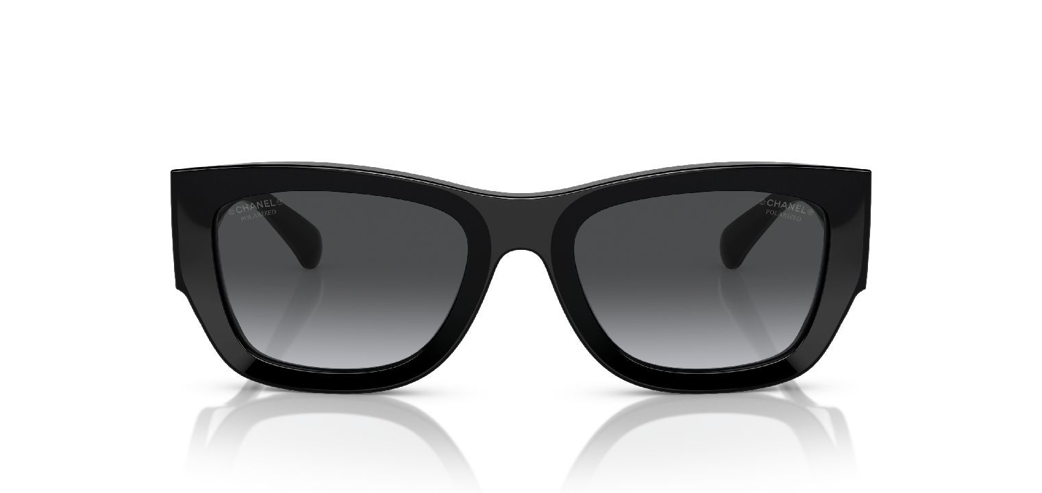 Chanel Rechteckig Sonnenbrillen 0CH5507 Schwarz für Dame