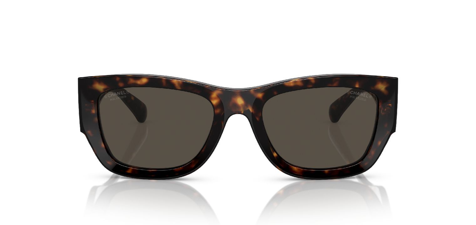 Chanel Rechteckig Sonnenbrillen 0CH5507 Schildpatt für Dame
