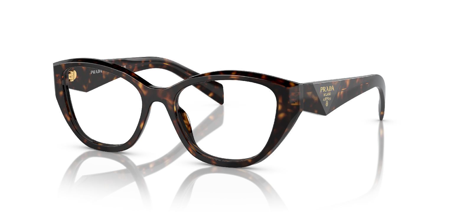 Lunettes de vue Prada Papillon 0PR 21ZV Ecaille pour Femme