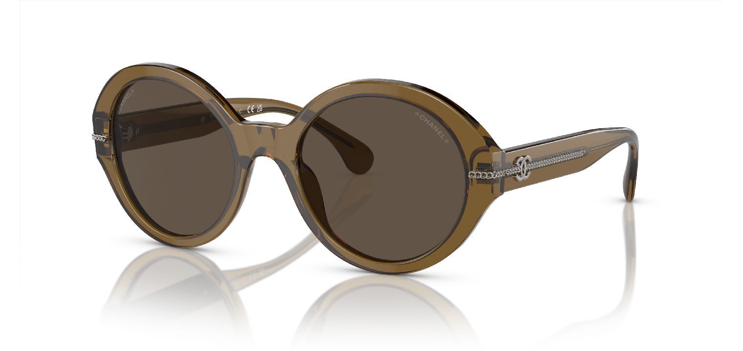 Chanel Rund Sonnenbrillen 0CH5511 Grün für Dame