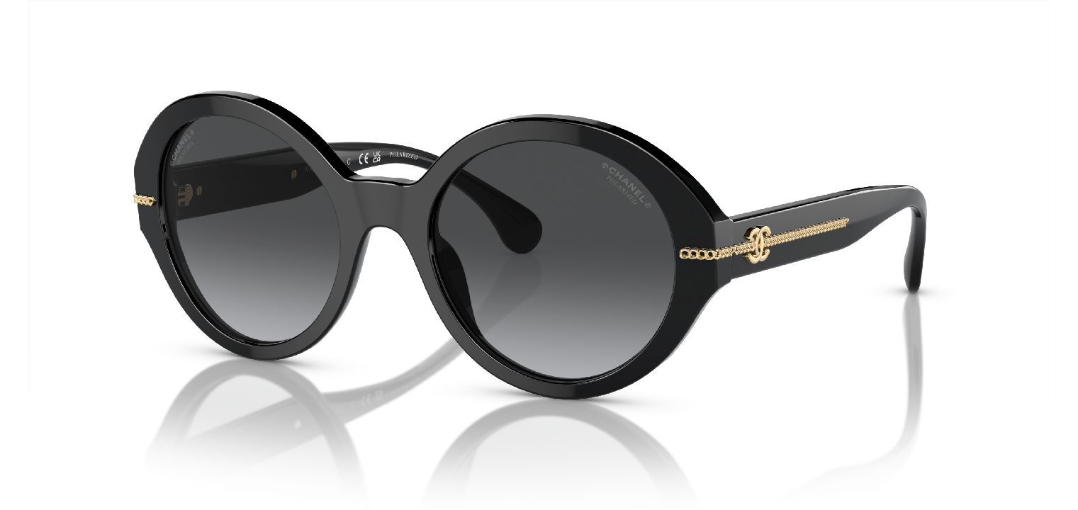 Chanel Round Sunglasses 0CH5511 Black for Woman Visilab